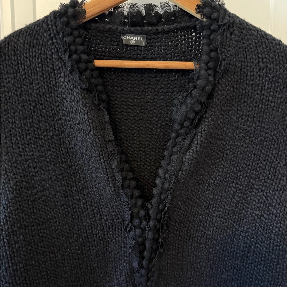 CHANEL Cashmere Open Front Cardigan - Picture 3 of 6